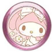 アルミボタンシール 指紋認証対応 [マイメロディ マイメロ PK]