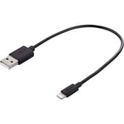USB2.0ケーブル (A to Lightning) MFi認証モデル 0.2m ブラック BSIPC11UL02BK