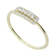 リング ダイヤリング 0.10ct K18YG 0001927453
