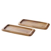 リバーシブルカフェトレイ&ロングカッティングボードS 2pcsセット
