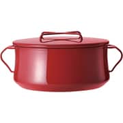 両手鍋 23cm 4QT レッド