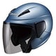 バイク用ヘルメット 57-60cm未満対応 M-520 SEMI JET アイスブルー