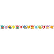 ナミナミDeco・マスキングテープ カラフル・トリと花 TM00410