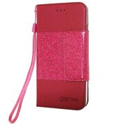 GLAGEIPH6FX [iPhone 6/6s 4.7インチ用 手帳型ケース アジェンダ グリッティー フューシャ]
