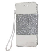 GLAGEIPH6WH [iPhone 6/6s 4.7インチ用 手帳型ケース アジェンダ グリッティー ホワイト]