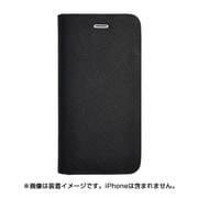 QD-7680-K [iPhone 6/6s 4.7インチ用 手帳型本革ケース オゾン サッフィアーノ ブラック]