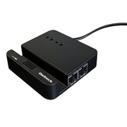 USB充電ポート付 スマートOAタップ ブラック OWL-OTA2U4ST18-BK