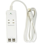 USB充電ポート付 スマートOAタップ ホワイト OWL-OTA4U4N18-WH