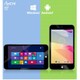 Windows8.1/Androi4.4 デュアルOS搭載 7インチタブレット AWOS-0701