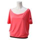 GYT74 S24498 J/S [レディース ジム・フィットネス Seasonal training climachill スタイル半袖Ｔシャツ 1.2 クライマチル Sサイズ チルフラッシュレッドメランジ/ブラック]