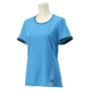 ITT92 S86881 J/L [レディース ランニング Snova climachill 半袖シャツ クライマチル Lサイズ チルブルー/ブラック]