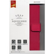 AQUOS SERIE SHV32用ケース 手帳型 レザー調 ブックタイプ マゼンタ 1706SHV32