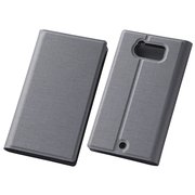 AQUOS SERIE SHV32用 スリムレザーケース（合皮） シルバー RT-SHV32SLC1/SV