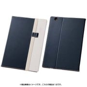 Xperia Z4 Tablet用 バイカラー・ブックレザー（合皮） ネイビー/ホワイト RT-Z4TLC7/NW