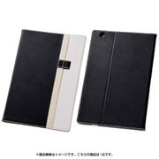 Xperia Z4 Tablet用 バイカラー・ブックレザー(合皮) ブラック/ホワイト RT-Z4TLC7/BW