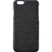 TR-JGIP144-CBK [iPhone 6/6s用 次元シリーズ 輝 3Dテクスチャー カードポケットケース 黒曜石]