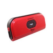 防水・防塵 Bluetooth搭載スピーカー ilobo.Bomb レッド ID-618 RED