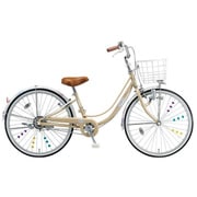 子ども用自転車 Ricorina(リコリーナ) ダイナモランプモデル 22型 変速なし E.Xカフェベージュ RC205