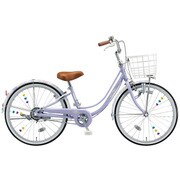 子ども用自転車 Ricorina(リコリーナ) ダイナモランプモデル 24型 変速なし E.Xティーンラベンダー RC405