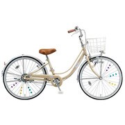 子ども用自転車 Ricorina(リコリーナ) ダイナモランプモデル 24型 変速なし E.Xカフェベージュ RC405