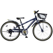 子ども用自転車 クロスファイヤージュニア 点灯虫 24型 外装7段変速 コスモバイオレット CF47T5