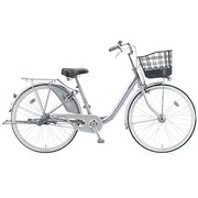 シティサイクル アルミーユ ベルト 点灯虫 26型 変速なし M.XRシルバー A60BT5