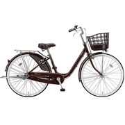 シティサイクル アルミーユ チェーン 点灯虫 26型 変速なし F.Xカラメルブラウン AU60T5