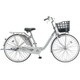 シティサイクル アルミーユ チェーン 点灯虫 26型 内装3段変速 M.XRシルバー AU63T5