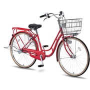 シティサイクル エブリッジC STD 点灯虫 26型 内装3段変速 E.Xフレッシュレッド BC63T5