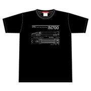 鉄道 Tシャツ N700系のぞみ Mサイズ 黒
