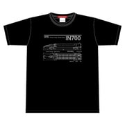 鉄道 Tシャツ N700系のぞみ Lサイズ 黒