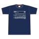 鉄道 Tシャツ 0系こだま Sサイズ ネイビー