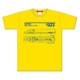 鉄道 Tシャツ 923形ドクターイエロー 120サイズ イエロー