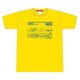 鉄道 Tシャツ 923形ドクターイエロー Sサイズ イエロー