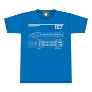 鉄道 Tシャツ E7系北陸新幹線 140サイズ ブルー