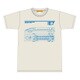 鉄道 Tシャツ E7系北陸新幹線 140サイズ グレー