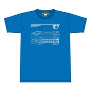 鉄道 Tシャツ E7系北陸新幹線 Lサイズ ブルー