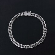 6面カット 20cm 30g 中留めシングルストッパー付 プラチナ850 喜平ブレスレット