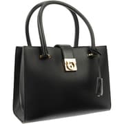 D658CALF [手提げバッグ BLK]