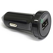 DCチャージャー+MicroUSB QC2.0対応 QX-033BK