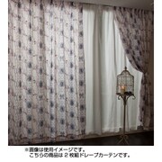 遮熱ドレープカーテン 2枚組 ベージュ シンデレラ 100×200cm NDY-14