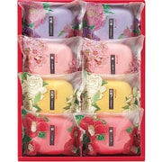 SAK-10 [石鹸ギフト 彩花だより 芍薬(70g)×2 桜(70g)×2 山梔子(70g)×2 椿(70g)×2]
