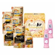 香りつづくトップ Aroma Plus ギフトセット Aroma Plus Elegant Yellow 本体 400g ×1/つめかえ用320g ×5/CHARMY 泡のチカラ手肌プレミアム 240ml×2 LPH-30A