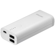 スマートフォン/タブレット用 モバイルバッテリー 5200mAh ホワイト BSMPB5201P2 WH