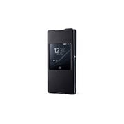 SCR30 Black [Xperia Z4 SO-03G専用 ウィンドウ付き保護カバー ブラック]