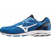 J1GC153603 [WAVE AERO 14 WIDE（ウエーブエアロ 14 WIDE） メンズ 28.0cm ブルー×シルバー×ブラック]