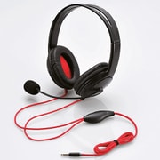 GM-HSHP26BK [4極ヘッドセットマイクロフォン 両耳オーバーヘッド 1.0m PS4用]