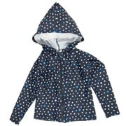6853673-95 [Zazzy Zaps(ザジーザップス) ラッシュガード パーカー付き 長袖 ドット柄(miniスター) 95cm クロ]