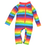 レインボー BABYロンパース 100cm 赤 6853694-100