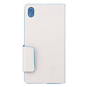SB-SA45-FPDI/WH [Xperia Z4専用 フリップケース ダイアリースタイル ホワイト×スカイブルー]